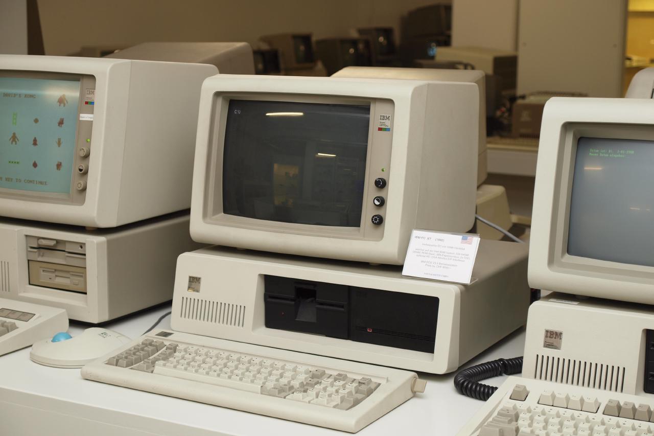 Early IBM PCs